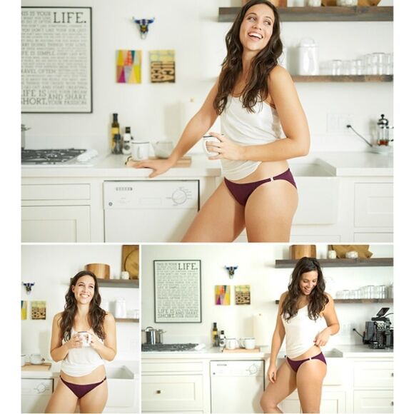 Blooms prive period friendly travel panties set of (3) fresh underwear - Picture 1 of 11